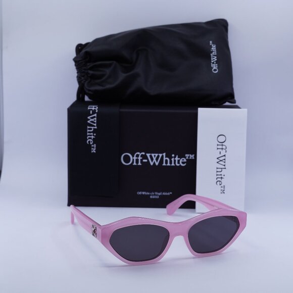 Final Price! Off-White OERI13H KENT 3007 Pink/Grey Sunglasses - Picture 1 of 10